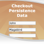 Checkout persistence remember data